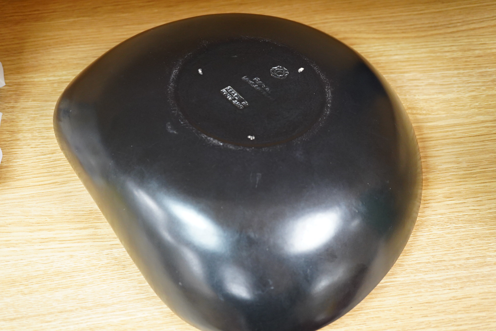 A Royal Lancastrian bowl with stylised decoration, 32cm wide